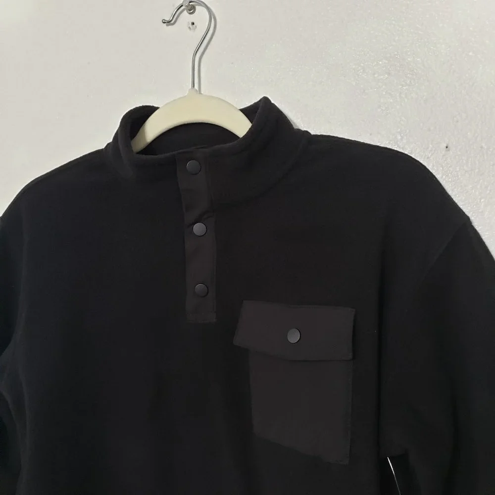 Old Navy Button Snap Pullover Fleece
